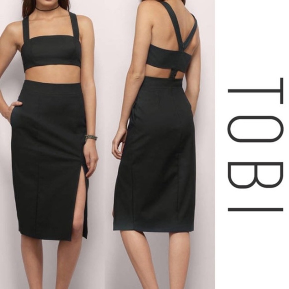 Tobi Midi Black Dress 🖤
